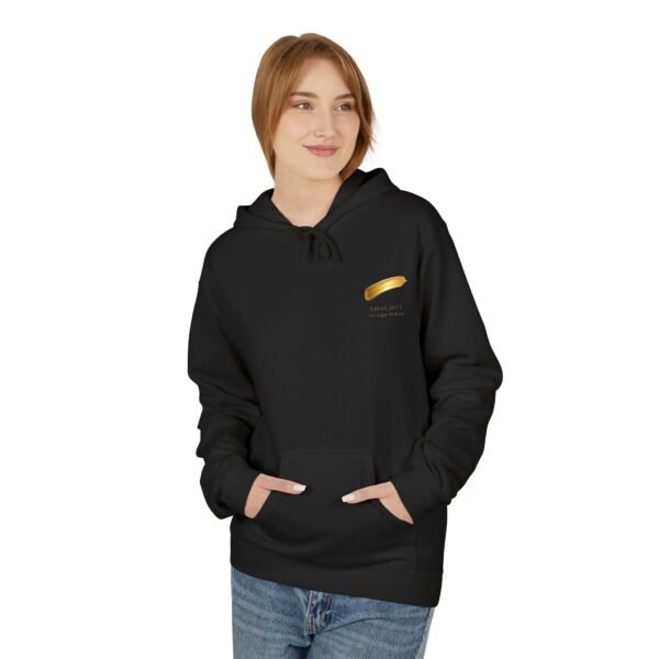 Hoodie Metallic Gold Weihnachten 2025 Elegantes Typografie-Design