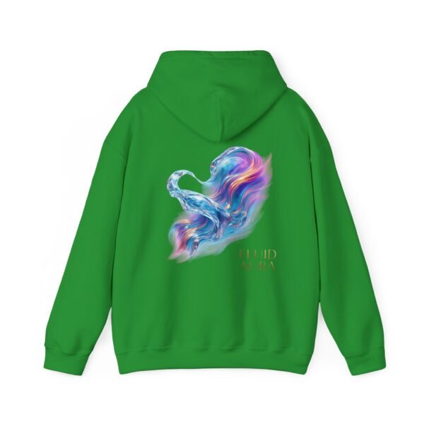 FLUID AURA Unisex-Hoodie – Sweatshirt mit abstrakter Kunst im Stil „Lichtenergie“