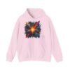 Abstract Color Explosion Hoodie - CHROMA NOVA Art in Motion Design