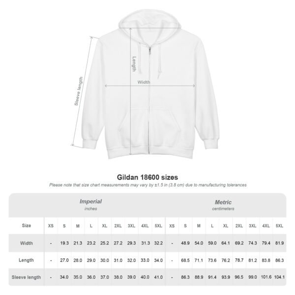 FLUID AURA – Unisex-Sweatshirt mit Kapuze und durchgehendem Reißverschluss aus Heavy Blend™-Material mit holografischem Farbenspiel und weichem Fleece