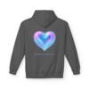 Fleece-Hoodie Aurora Heart Light Inside