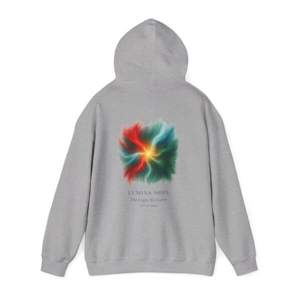 Abstrakter Weihnachts-Hoodie mit Kapuze