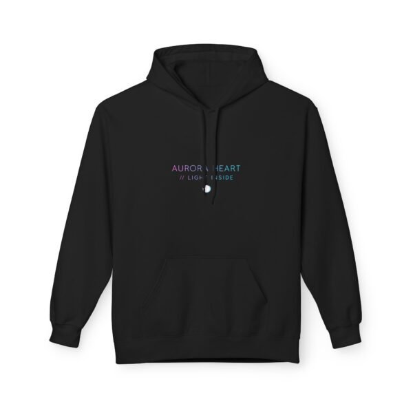 Fleece-Hoodie Aurora Heart Light Inside