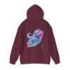 FLUID AURA Unisex-Hoodie – Sweatshirt mit abstrakter Kunst im Stil „Lichtenergie“