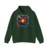 Abstract Color Explosion Hoodie - CHROMA NOVA Art in Motion Design