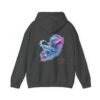 FLUID AURA Unisex-Hoodie – Sweatshirt mit abstrakter Kunst im Stil „Lichtenergie“
