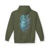 Aurora Schneemann Fleece-Hoodie – Schmelzendes Neon-Pastell-Design