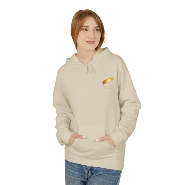 Hoodie Metallic Gold Weihnachten 2025 Elegantes Typografie-Design
