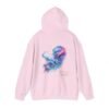FLUID AURA Unisex-Hoodie – Sweatshirt mit abstrakter Kunst im Stil „Lichtenergie“