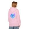 Fleece-Hoodie Aurora Heart Light Inside