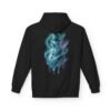 Aurora Schneemann Fleece-Hoodie – Schmelzendes Neon-Pastell-Design