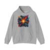 Abstract Color Explosion Hoodie - CHROMA NOVA Art in Motion Design