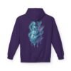 Aurora Schneemann Fleece-Hoodie – Schmelzendes Neon-Pastell-Design