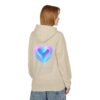 Fleece-Hoodie Aurora Heart Light Inside