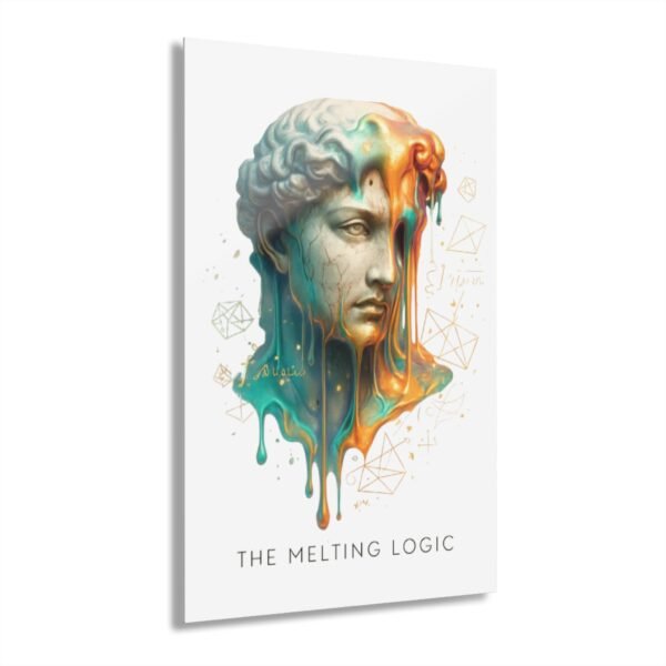 Acryldruck (surreale digitale Kunst) - "The Melting Logic" (Wenn Vernunft zu fließen beginnt)