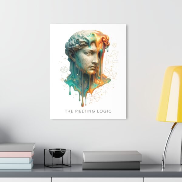 Acryldruck (surreale digitale Kunst) - "The Melting Logic" (Wenn Vernunft zu fließen beginnt)