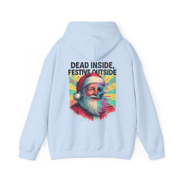 13255289327563617504_2048.jpeg Festlicher Weihnachts-Glitch-Hoodie - DEAD INSIDE, FESTIVE OUTSIDE