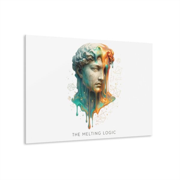 Acryldruck (surreale digitale Kunst) - "The Melting Logic" (Wenn Vernunft zu fließen beginnt)