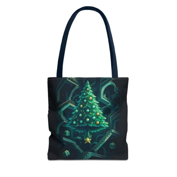 Weihnachtsbaum-Tragetasche – Festliches AOP-Design