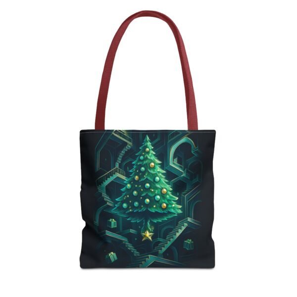 Weihnachtsbaum-Tragetasche – Festliches AOP-Design