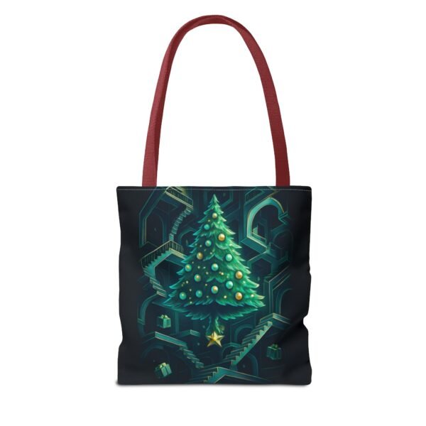 Weihnachtsbaum-Tragetasche – Festliches AOP-Design