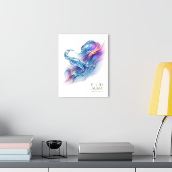 Fluid Aura Acryl-Druck – Moderne Wandkunst für die Wohnraumgestaltung