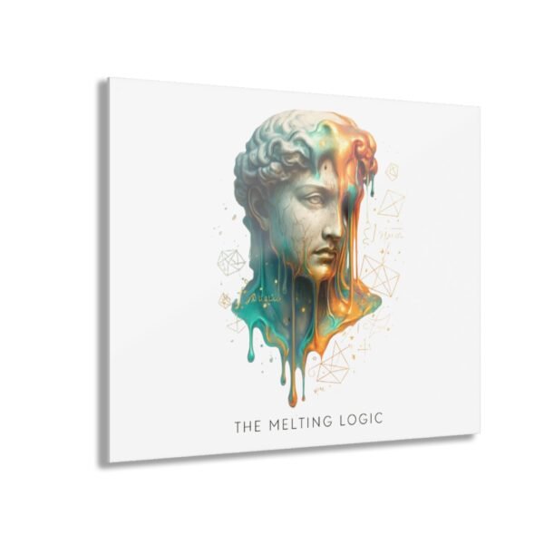 Acryldruck (surreale digitale Kunst) - "The Melting Logic" (Wenn Vernunft zu fließen beginnt)