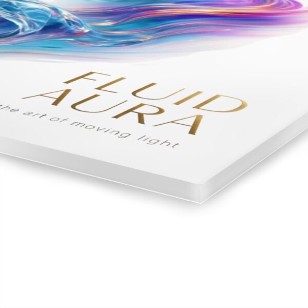 Fluid Aura Acryl-Druck – Moderne Wandkunst für die Wohnraumgestaltung