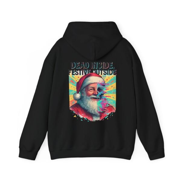 5703284409614047101_2048.jpeg Festlicher Weihnachts-Glitch-Hoodie - DEAD INSIDE, FESTIVE OUTSIDE