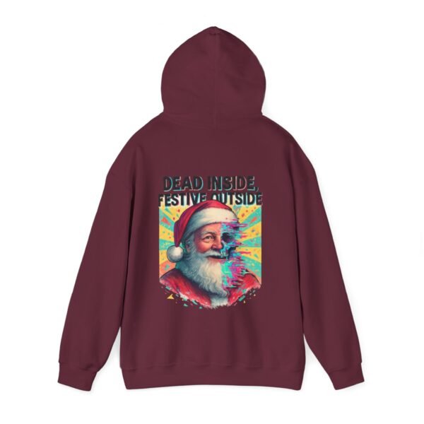7475555083354194407_2048.jpeg Festlicher Weihnachts-Glitch-Hoodie - DEAD INSIDE, FESTIVE OUTSIDE