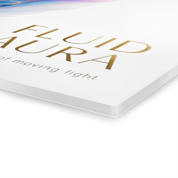 Fluid Aura Acryl-Druck – Moderne Wandkunst für die Wohnraumgestaltung