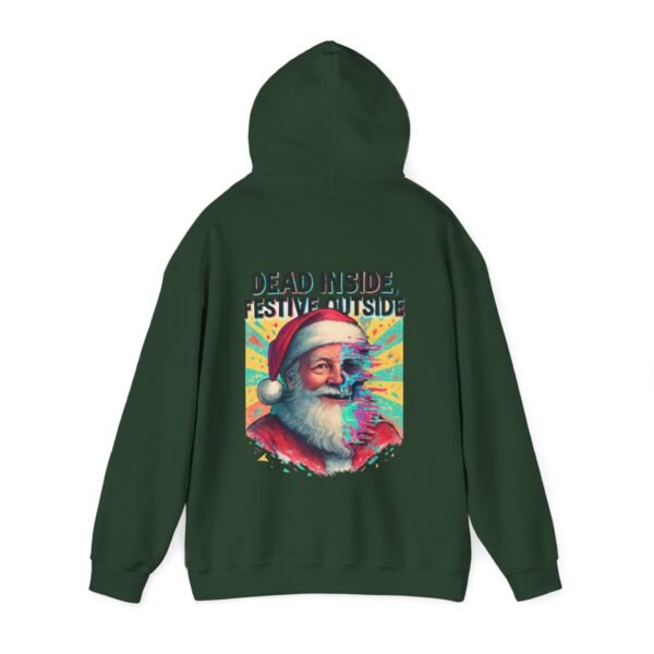 8765953816040230272_2048.jpeg Festlicher Weihnachts-Glitch-Hoodie - DEAD INSIDE, FESTIVE OUTSIDE
