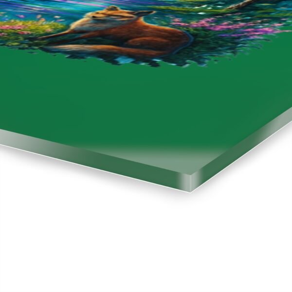 Acryl-Drucke (Aufhängung mit French Cleat) Wandkunst - Hyperrealistisches Glitch-Landschaftsdesign