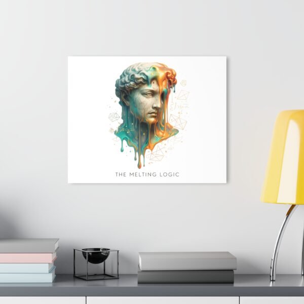 Acryldruck (surreale digitale Kunst) - "The Melting Logic" (Wenn Vernunft zu fließen beginnt)