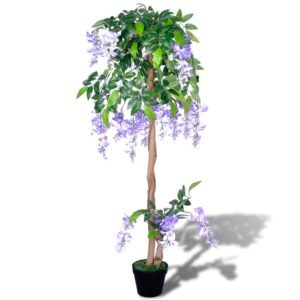 totokkie.de Künstliche Wisteria mit Topf – 120 cm