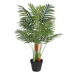 totokkie.de Künstliche Palme mit 3 Stämmen 85 cm