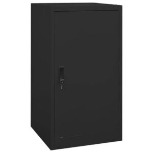 totokkie.de Sattelschrank – Schwarz – 53 × 53 × 105 cm